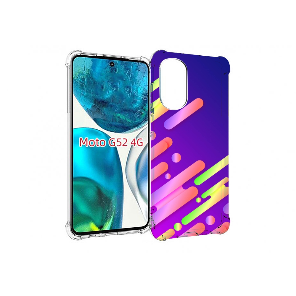 

Чехол MyPads неоновый-фон для Motorola Moto G82 / Moto G52, Прозрачный, Tocco
