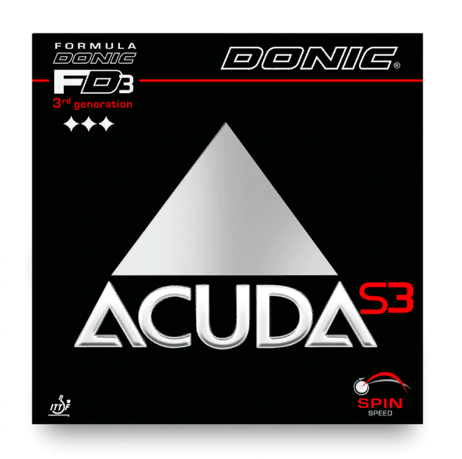 

Накладка для настольного тенниса Donic Acuda S3, Red, Max, Красный, Acuda S3