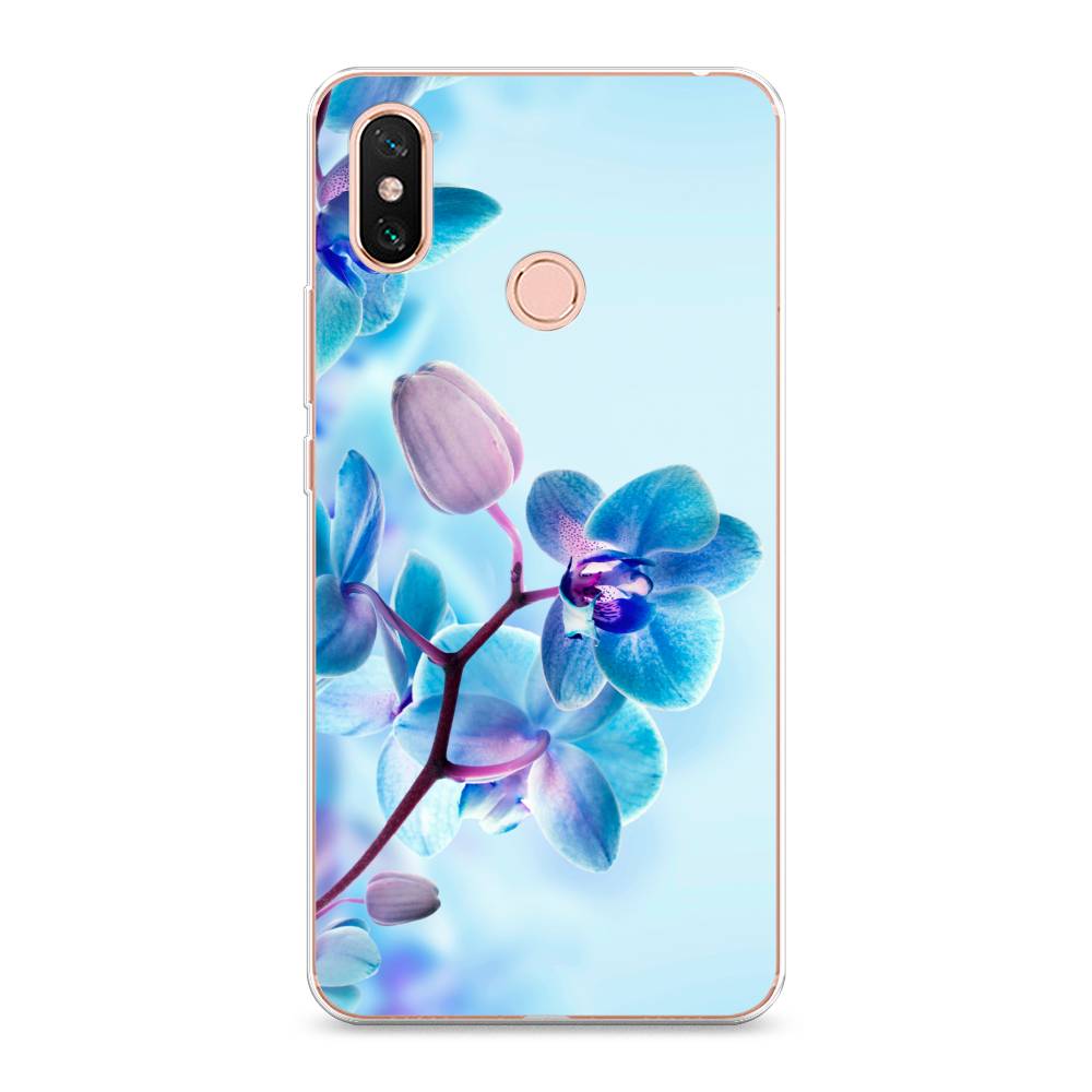

Чехол Awog на Xiaomi Mi Max 3 "Голубая орхидея", Разноцветный, 34350-8