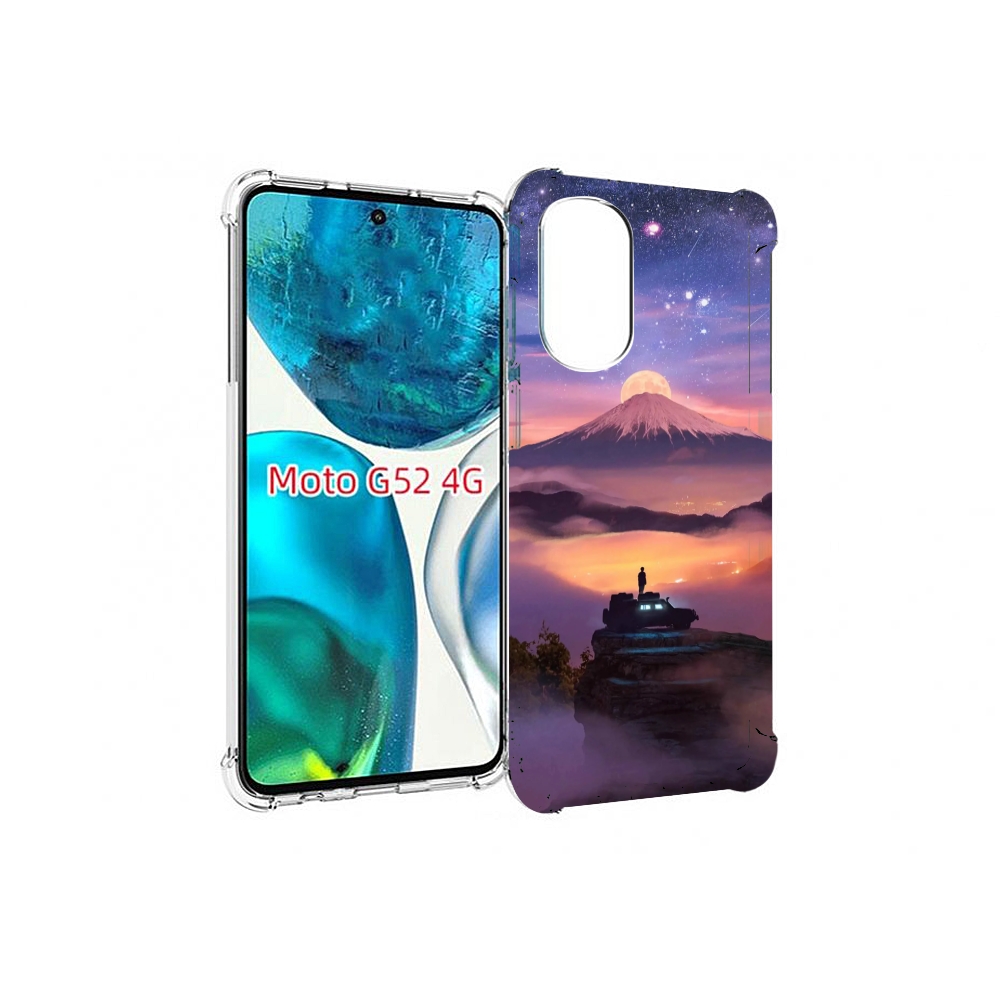 

Чехол MyPads ночь-в-горах для Motorola Moto G82 / Moto G52, Прозрачный, Tocco