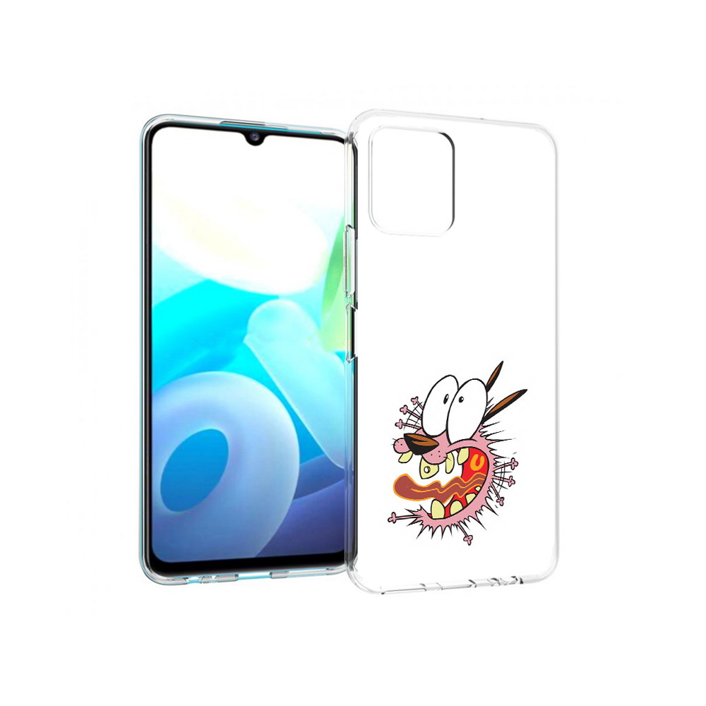 

Чехол MyPads Tocco для Vivo Y15s испуганный бобик (PT224456.390.381), Прозрачный, Tocco