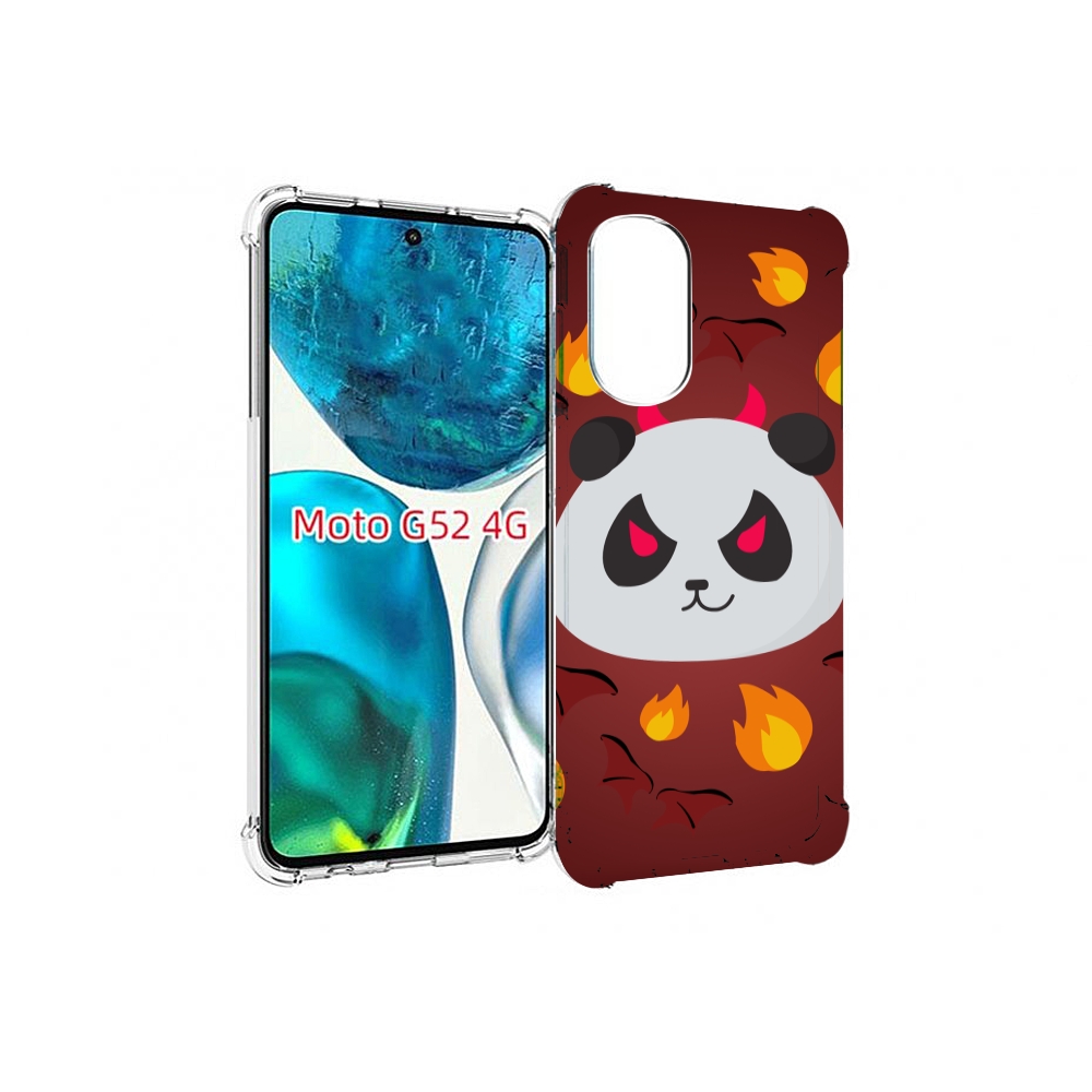 

Чехол MyPads огненная-панда для Motorola Moto G82 / Moto G52, Прозрачный, Tocco