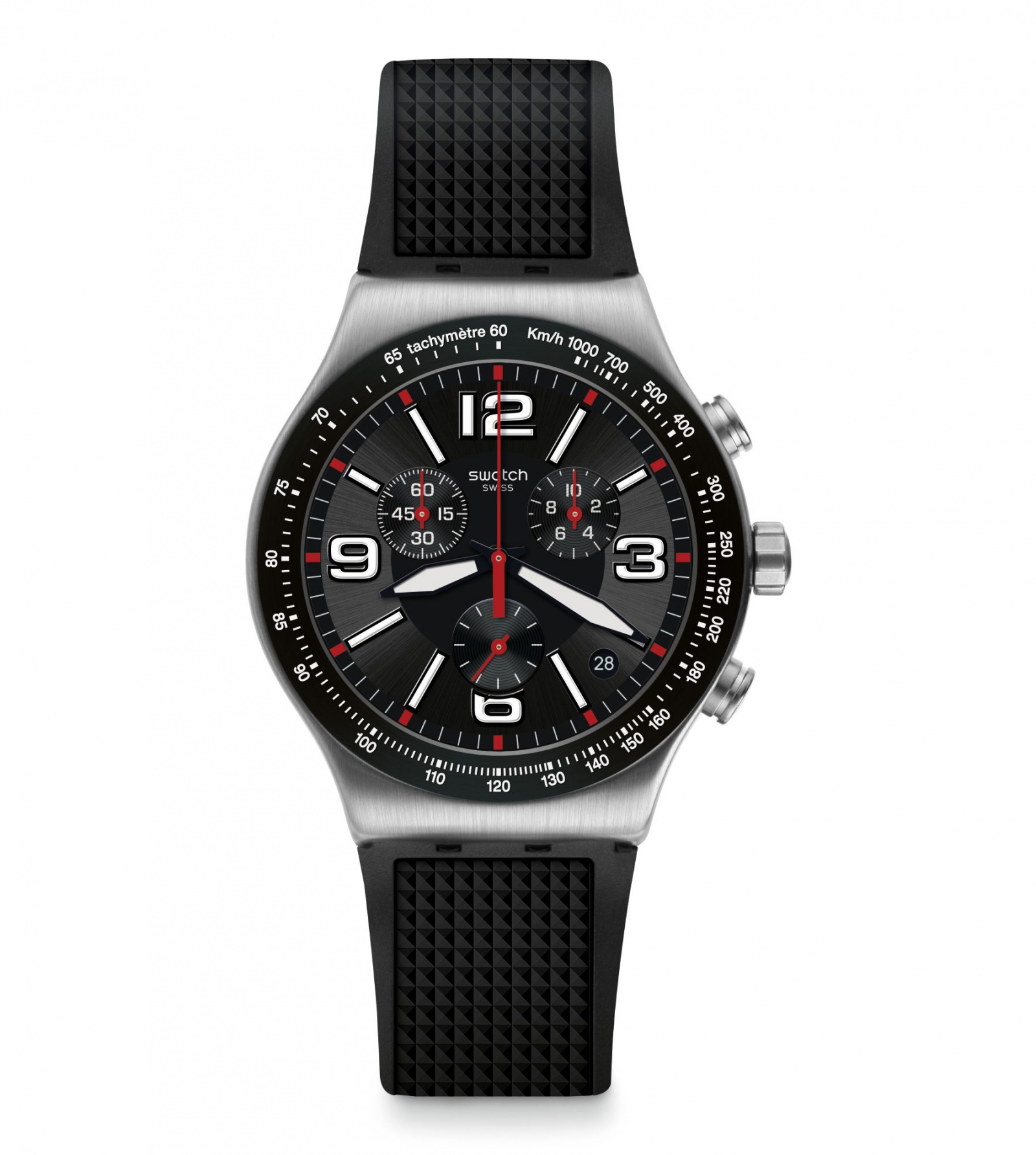 

Часы наручные унисекс SWATCH VERY DARK GRID, VERY DARK GRID