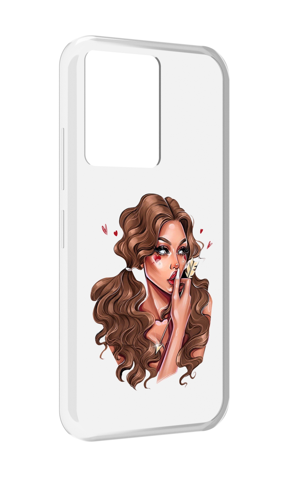 

Чехол MyPads девушка-со-стрелой женский для Infinix Note 12 5G X671 / Note 12 Pro 5G, Прозрачный, Tocco