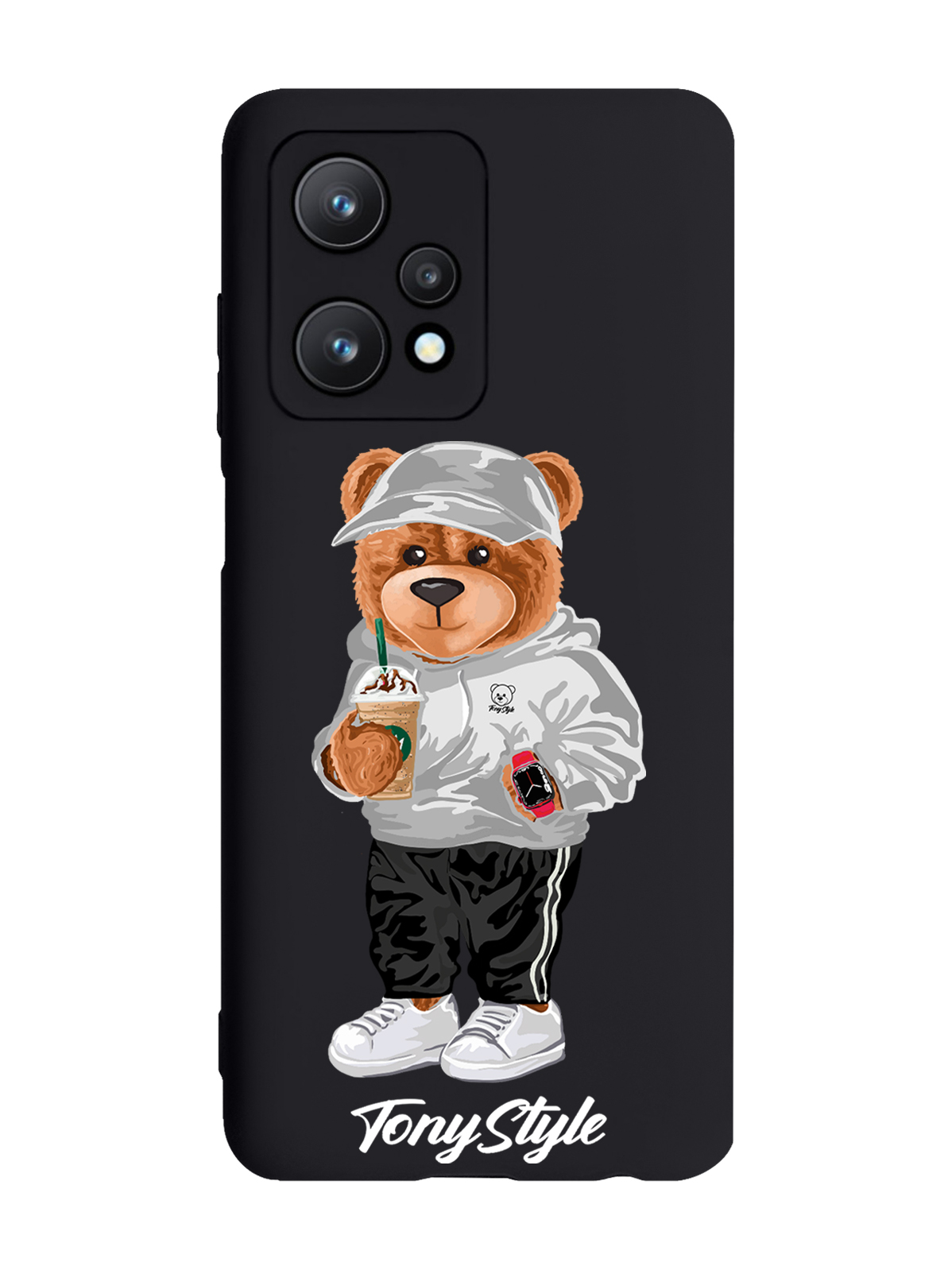 

Чехол Tony Style для realme 9 Pro 5G Tony Style с кофе черный, Серый;белый;черный