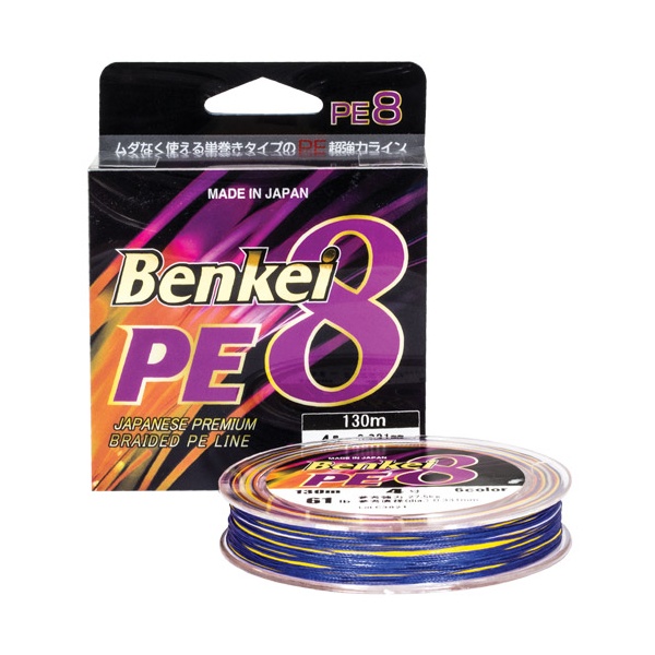

Шнур Benkei PE8, 130м, 6 цветов #2, 0,231мм, 16,7кг, BS8BL130-6C2