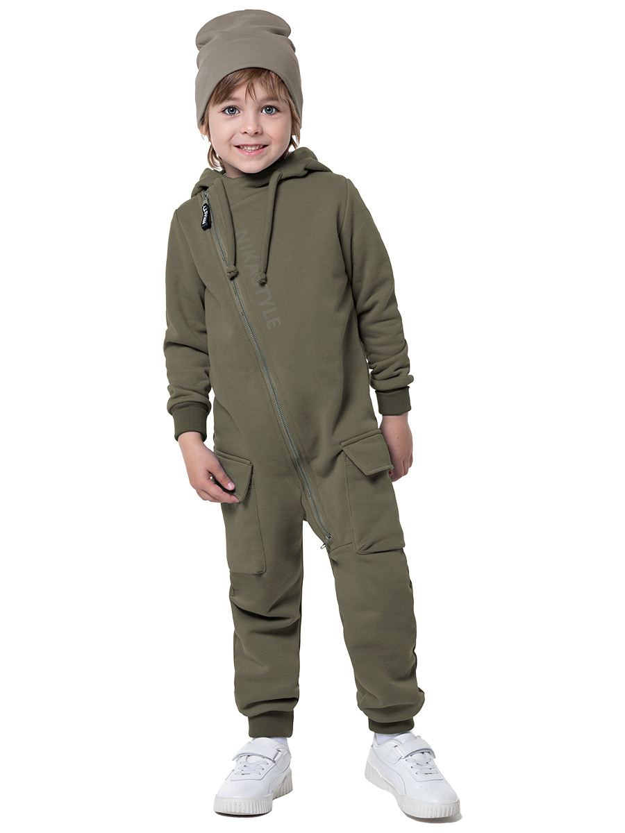 

Комбинезон детский NIKASTYLE 8т13024, хаки, 86, 8т13024