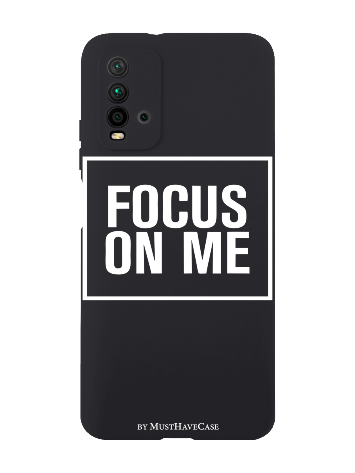 

Чехол MustHaveCase для Xiaomi Redmi 9T Focus on me черный, Черный;белый