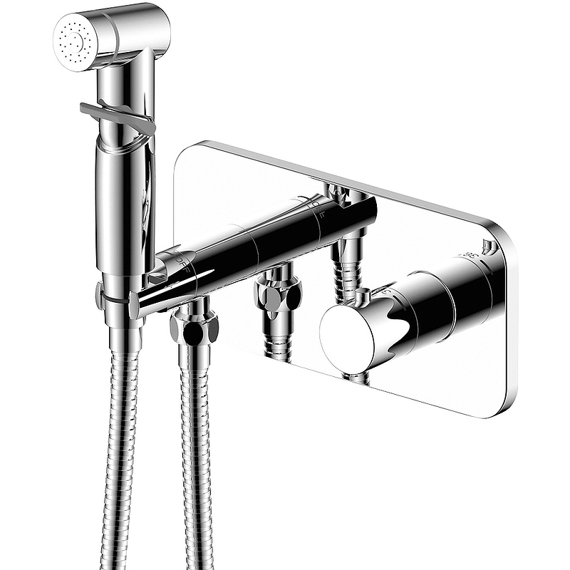 фото Гигиенический душ rossinka x25-59 со встраиваемым смесителем rossinka silvermix