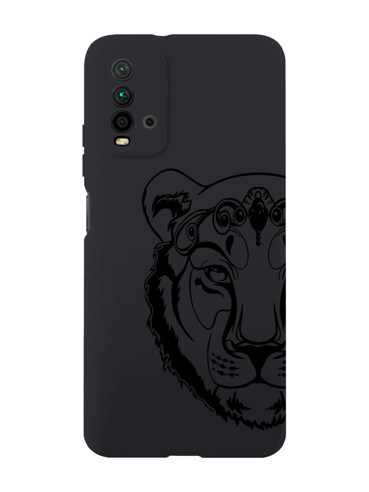 

Чехол MustHaveCase для Xiaomi Redmi 9T Львица черный