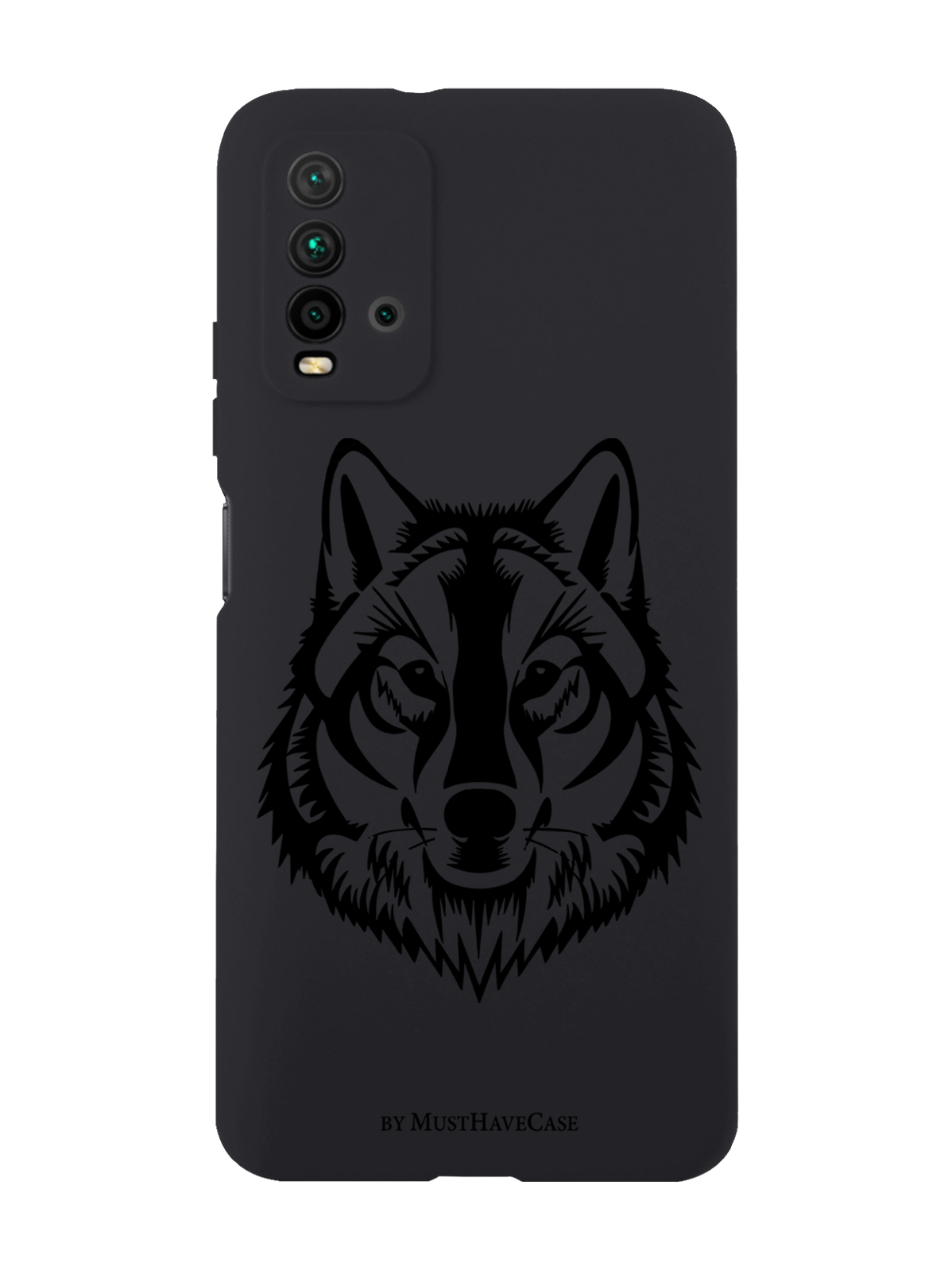 Чехол MustHaveCase для Xiaomi Redmi 9T Волк черный