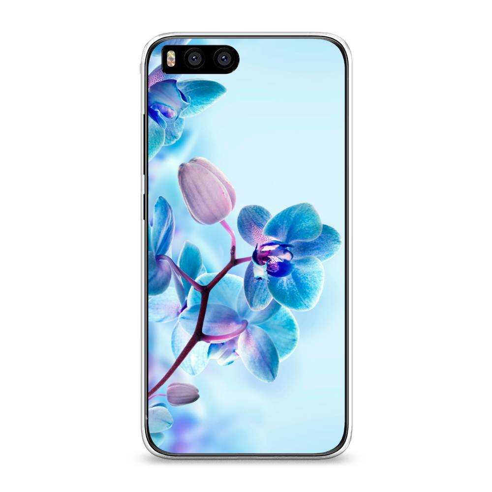 

Чехол Awog на Xiaomi Mi6 "Голубая орхидея", Разноцветный, 30650-8