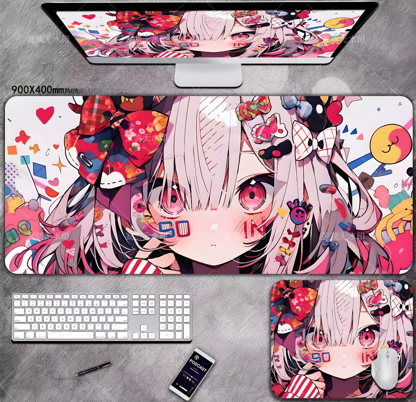 

Игровой коврик для мыши и клавиатуры NoBrand Overlock-22 (ART-59), Разноцветный, Overlock-22