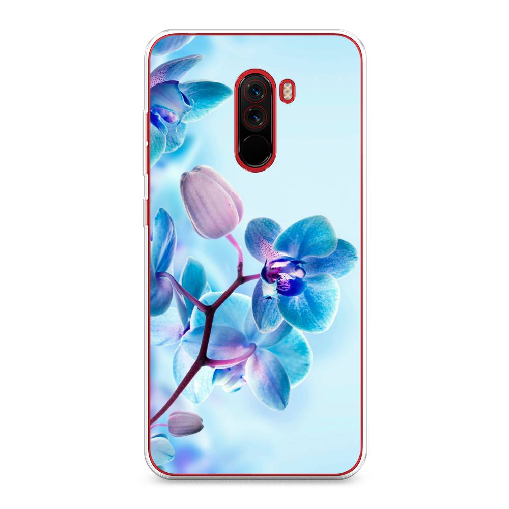 

Чехол Awog на Xiaomi Pocophone F1 "Голубая орхидея", Разноцветный, 34450-8
