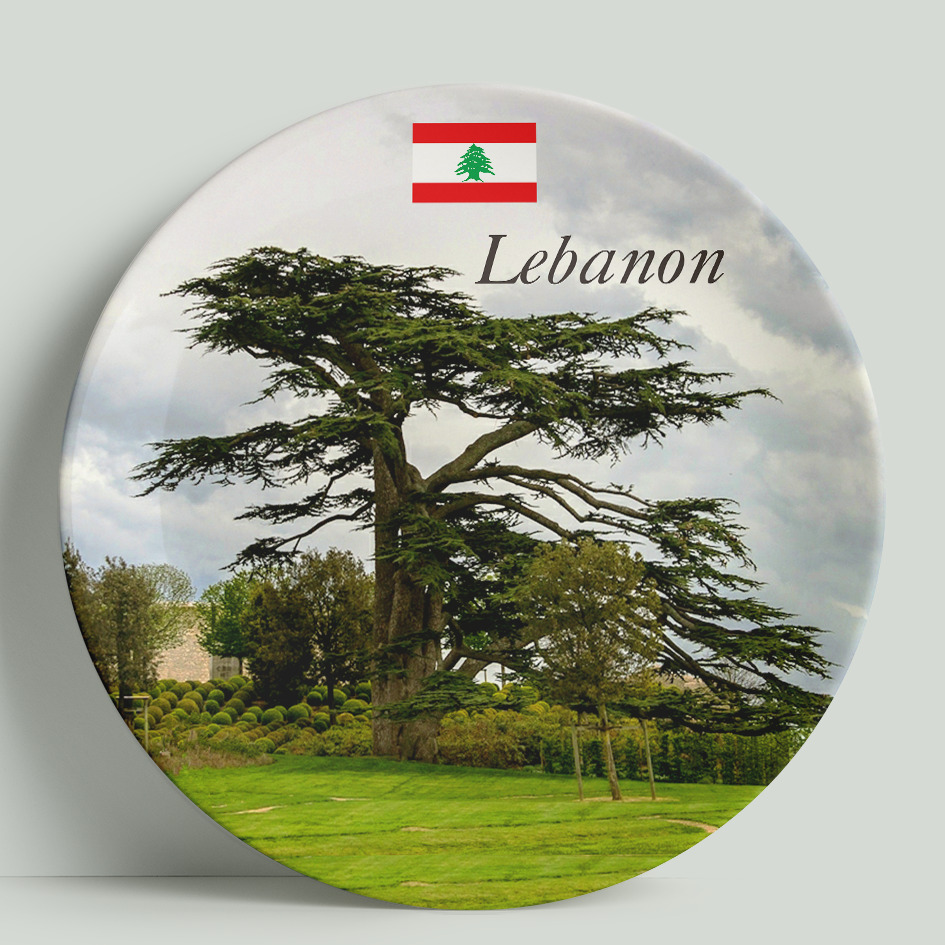 Декоративная тарелка WortekDesign Ливан, 20 см