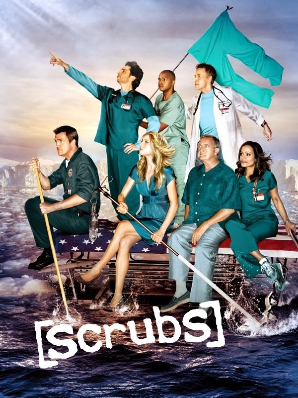 

Постер к сериалу "Клиника" (Scrubs) Оригинальный 76,2x101,6 см