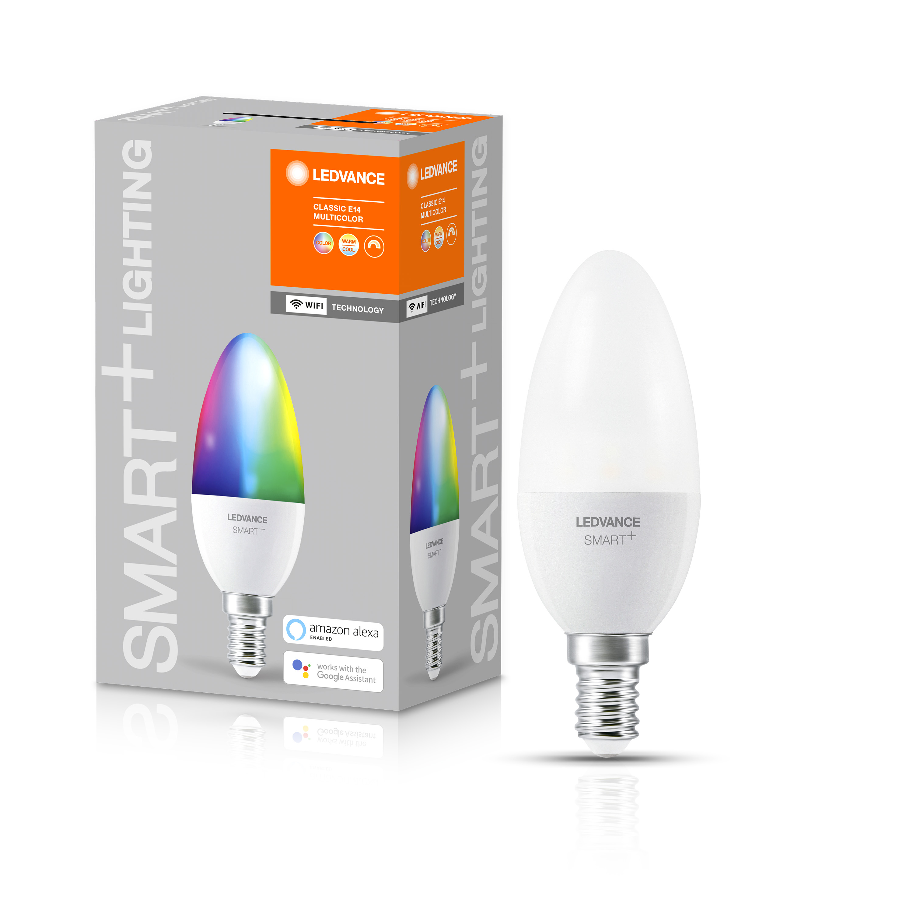Лампа Ledvance SMART+ WiFi Candle Multicolour 40 5 W/2700…6500K E14 Wi-Fi Яндекс