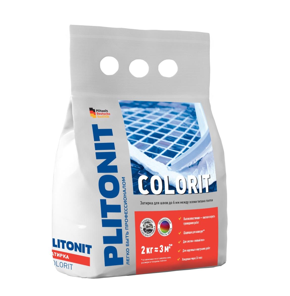 Затирка PLITONIT Colorit Н006080 (1,5-6 мм) темно-бежевая -2