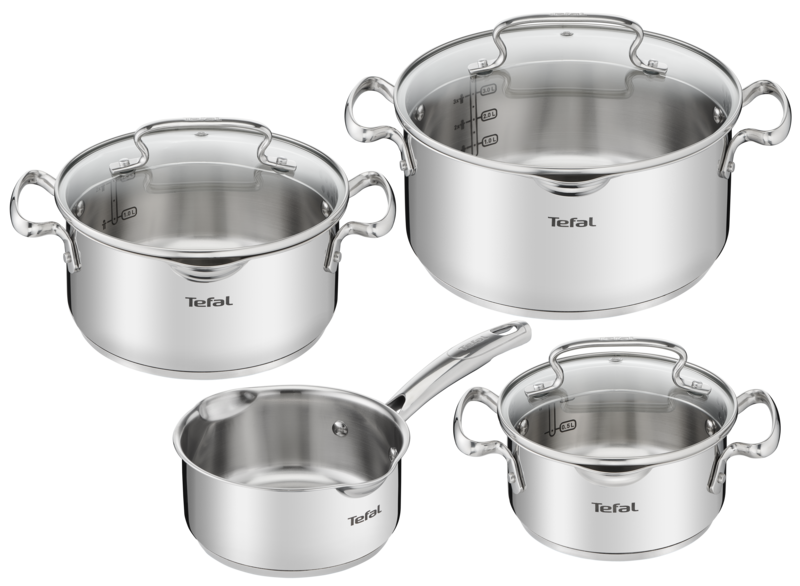 

Набор посуды TEFAL Duetto + G719S734, Серебристый, G719S734