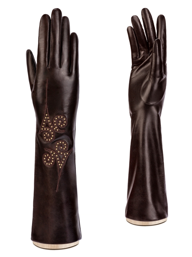 

Перчатки женские Eleganzza F-IS0018 темно-коричневые, р. 6.5, Коричневый, F-IS0018