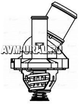 

LUZAR Термостат для а/м Ford Mondeo III 00-/Mondeo IV 07- 1.8i/2.0i 90С c корпусом LT1026