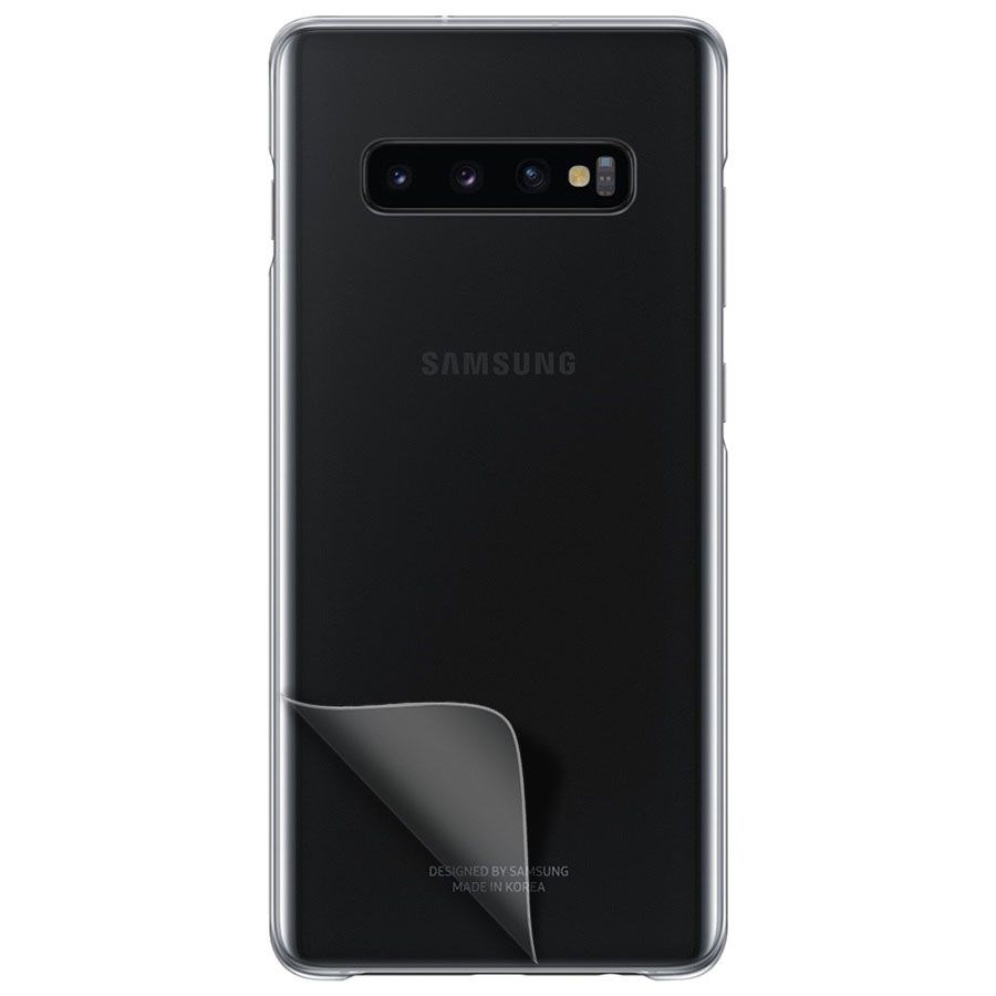 

Пленка защитная гидрогелевая Krutoff для Samsung Galaxy S10+ задняя сторона (матовая)
