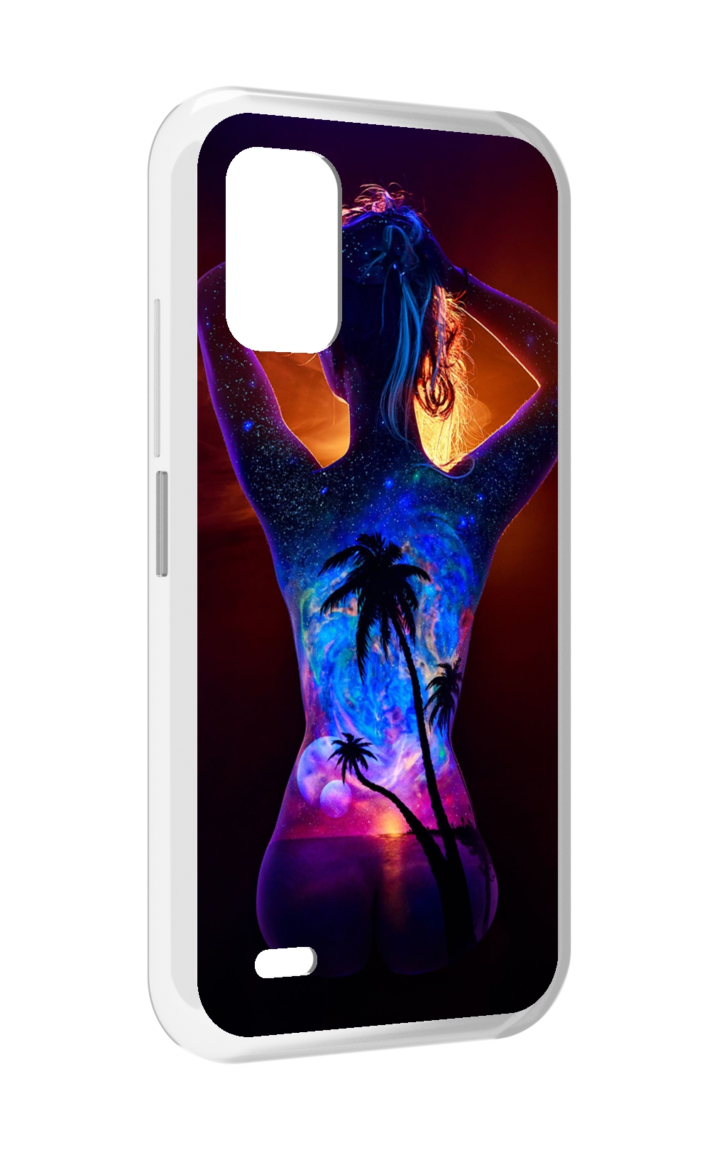 

Чехол MyPads Девушка-и-пальмы женский для UMIDIGI Bison GT2 / GT2 Pro, Прозрачный, Tocco