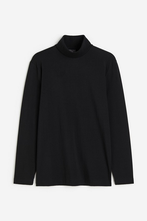 

Водолазка мужская H&M 102635100 черная XXL (доставка из-за рубежа), Черный, 102635100
