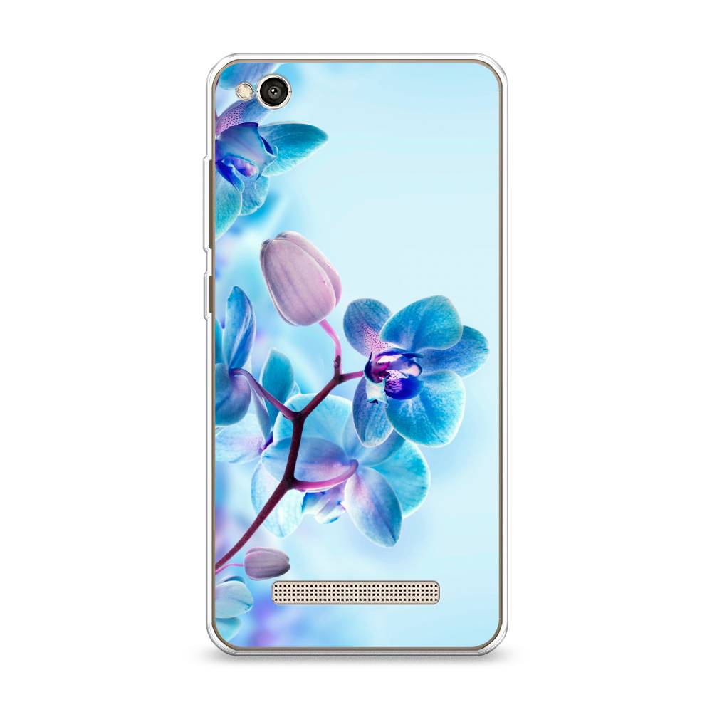 

Чехол Awog на Xiaomi Redmi 4A "Голубая орхидея", Разноцветный, 31350-8