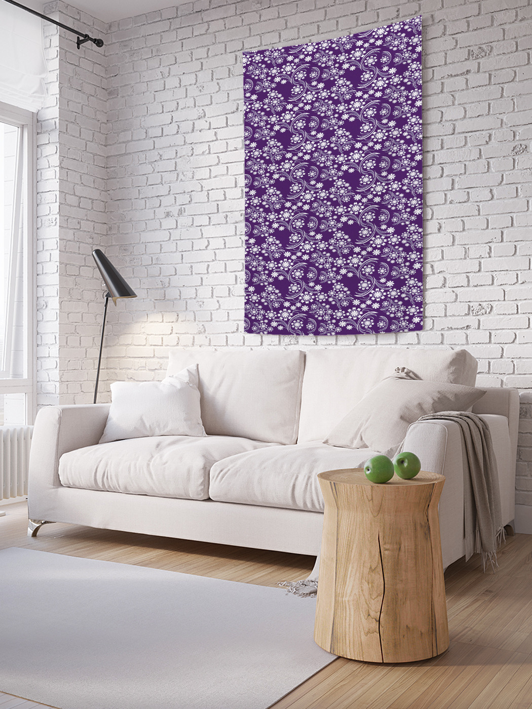 

Вертикальное фотопанно на стену JoyArty Букет из орнаментальных цветов 150x200 см, Букет из орнаментальных цветов