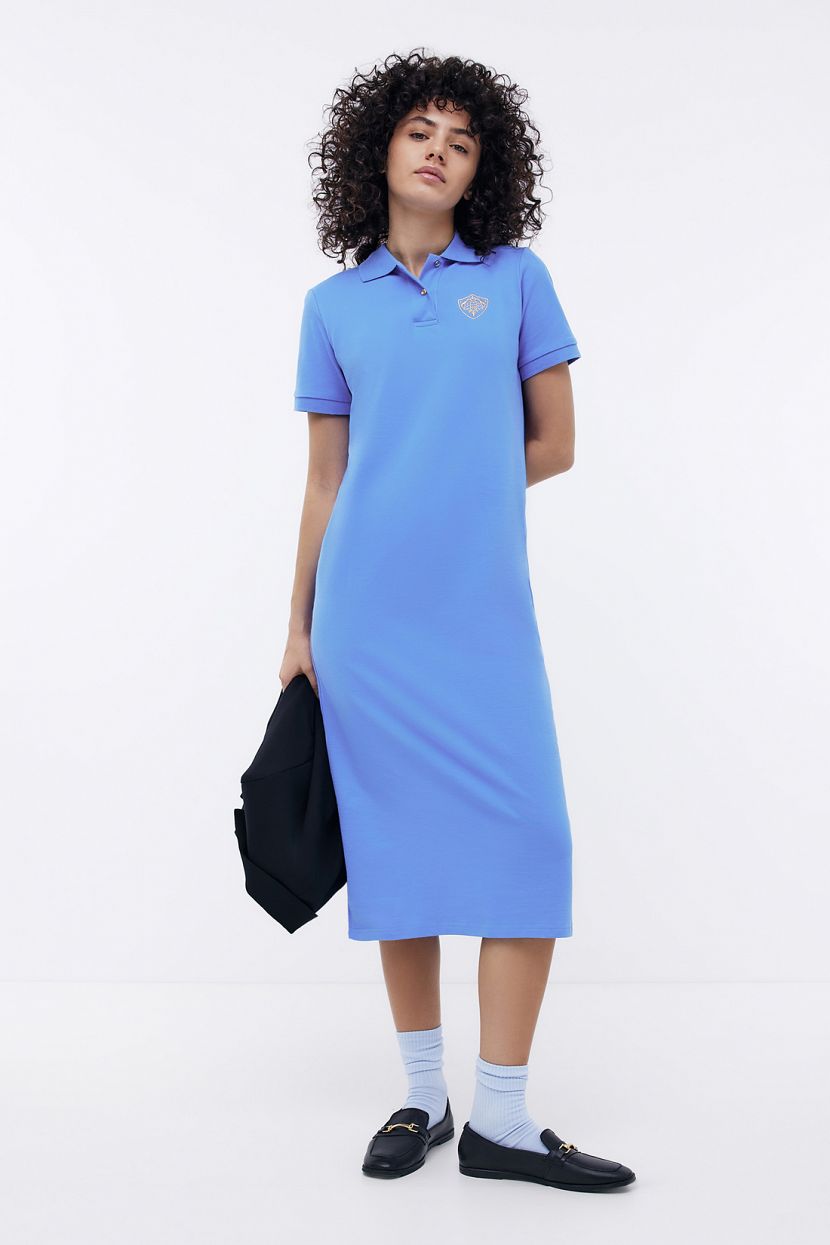 Платье женское Baon B4522204 голубое XS