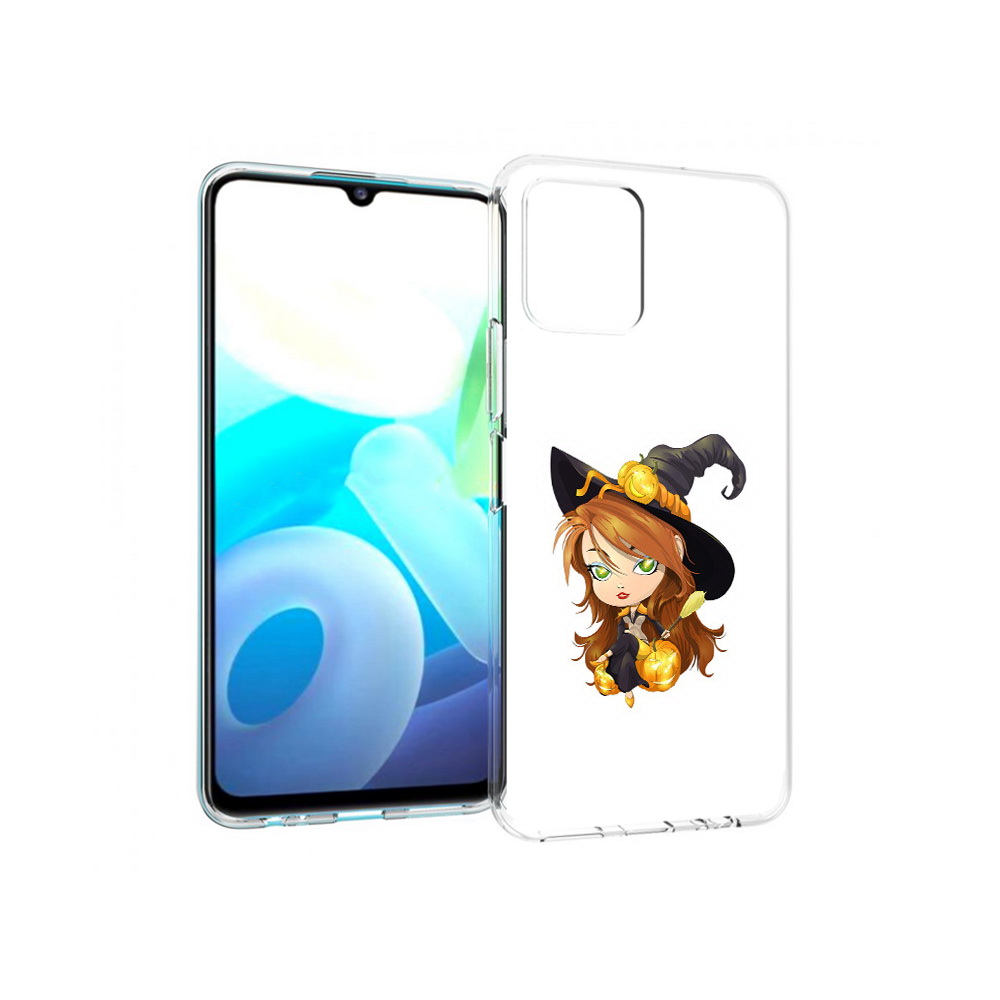 

Чехол MyPads Tocco для Vivo Y15s Ведьмочка (PT224456.390.40), Прозрачный, Tocco