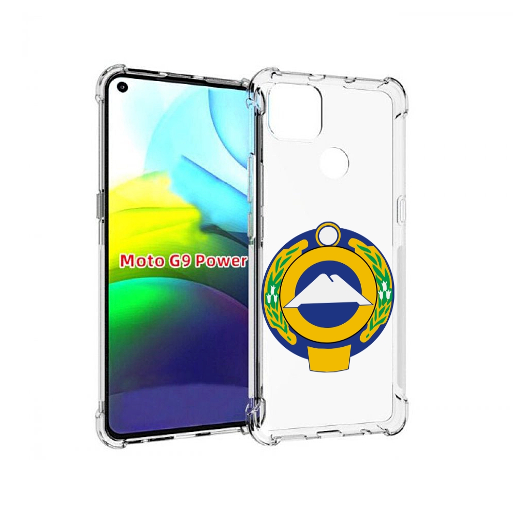 

Чехол MyPads герб-карачаево-черкессия для Motorola Moto G9 Power, Прозрачный, Tocco