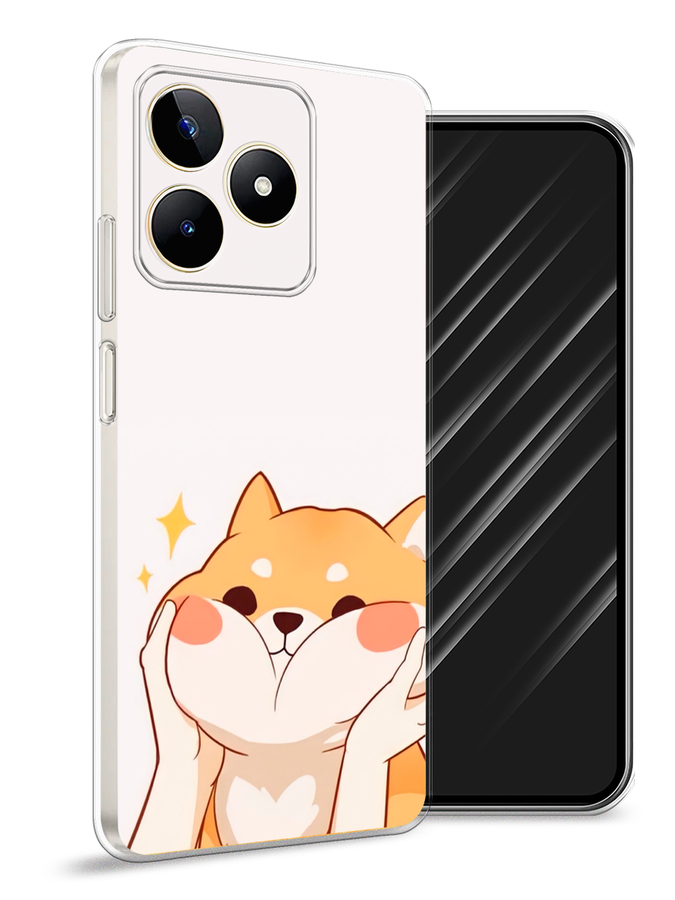 

Чехол Awog на Realme C53/C51/Note 50 "Сладкий песик", Оранжевый, 2515250-1