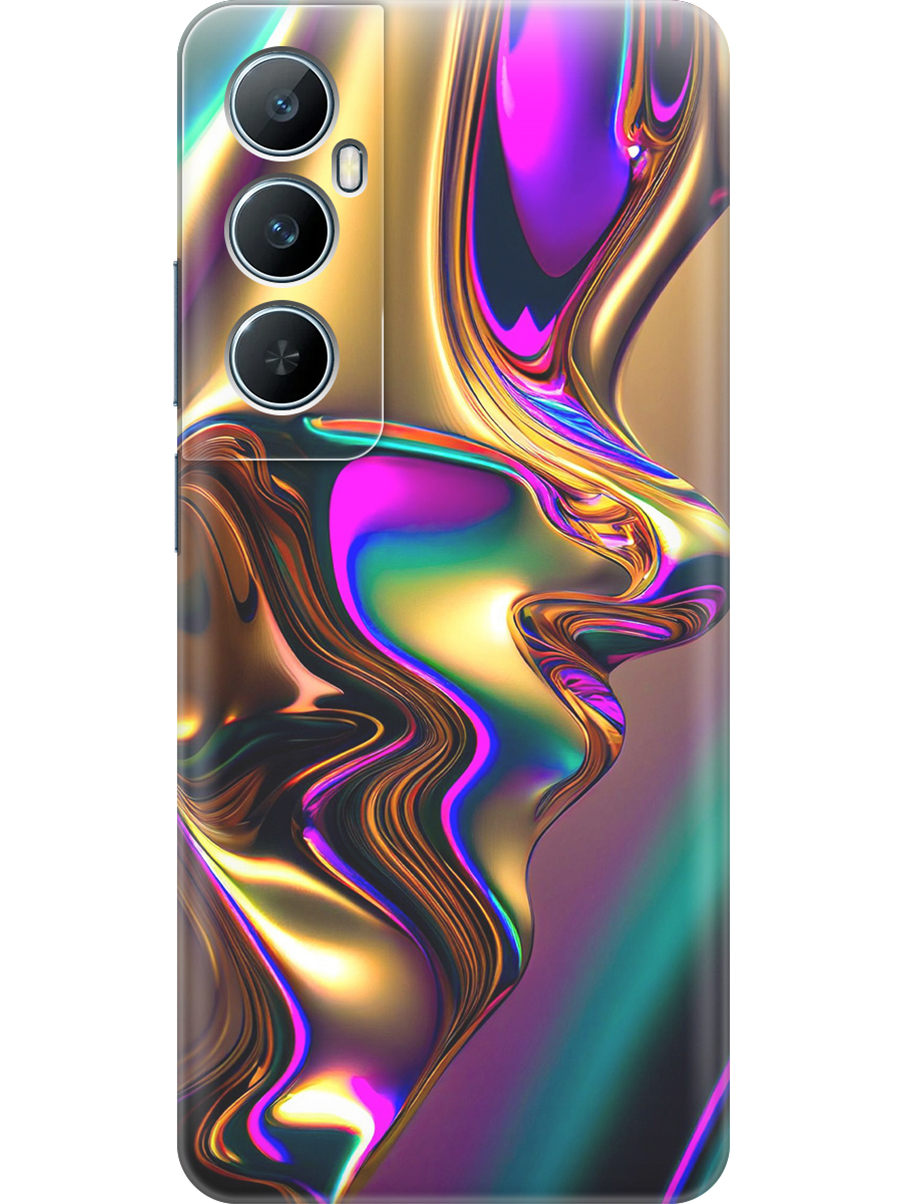 

Силиконовый чехол на Realme C65 с принтом "Золотистая абстракция", Прозрачный;золотистый;фиолетовый, 783983831