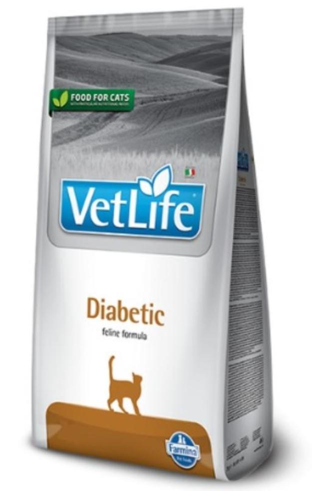 фото Сухой корм для кошек farmina 25173 vet life diabetic при сахарном диабете 2шт по 400г