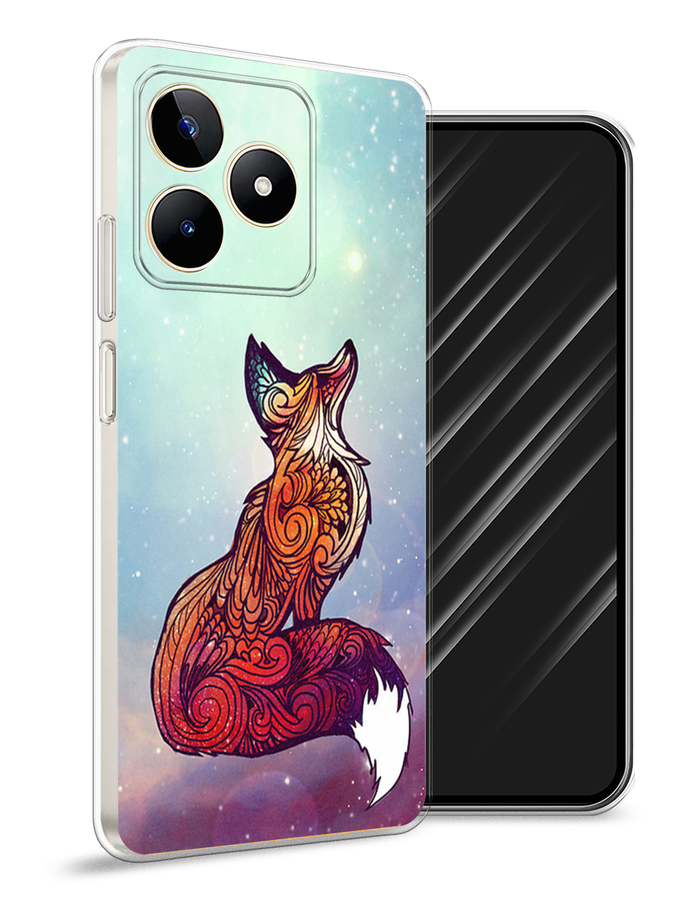 

Чехол Awog на Realme C53/C51/Note 50 "Лиса 1", Голубой;фиолетовый, 2515250-1