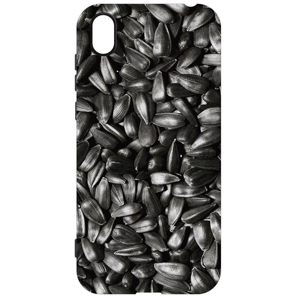 

Чехол-накладка Krutoff Soft Case Семечки для Honor 8S Prime, Черный