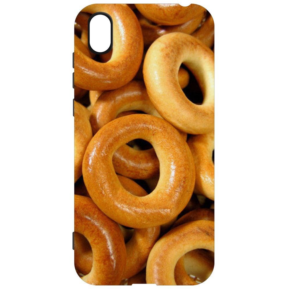 

Чехол-накладка Krutoff Soft Case Сушки для Honor 8S Prime, Черный