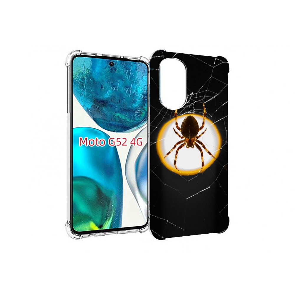 

Чехол MyPads паук-с-паутинкой для Motorola Moto G82 / Moto G52, Прозрачный, Tocco