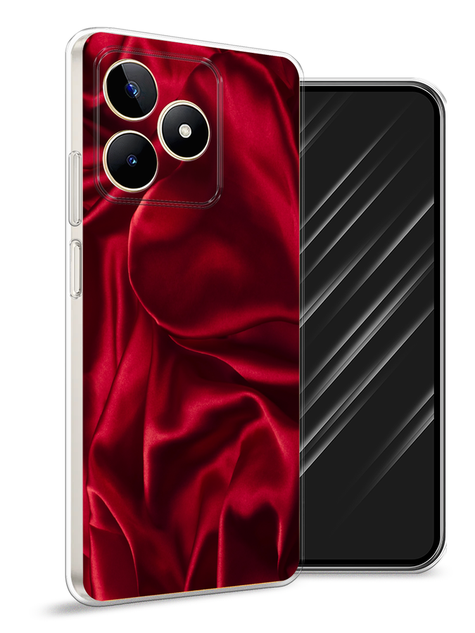 

Чехол Awog на Realme C53/C51/Note 50 "Текстура красный шелк", 2515250-1