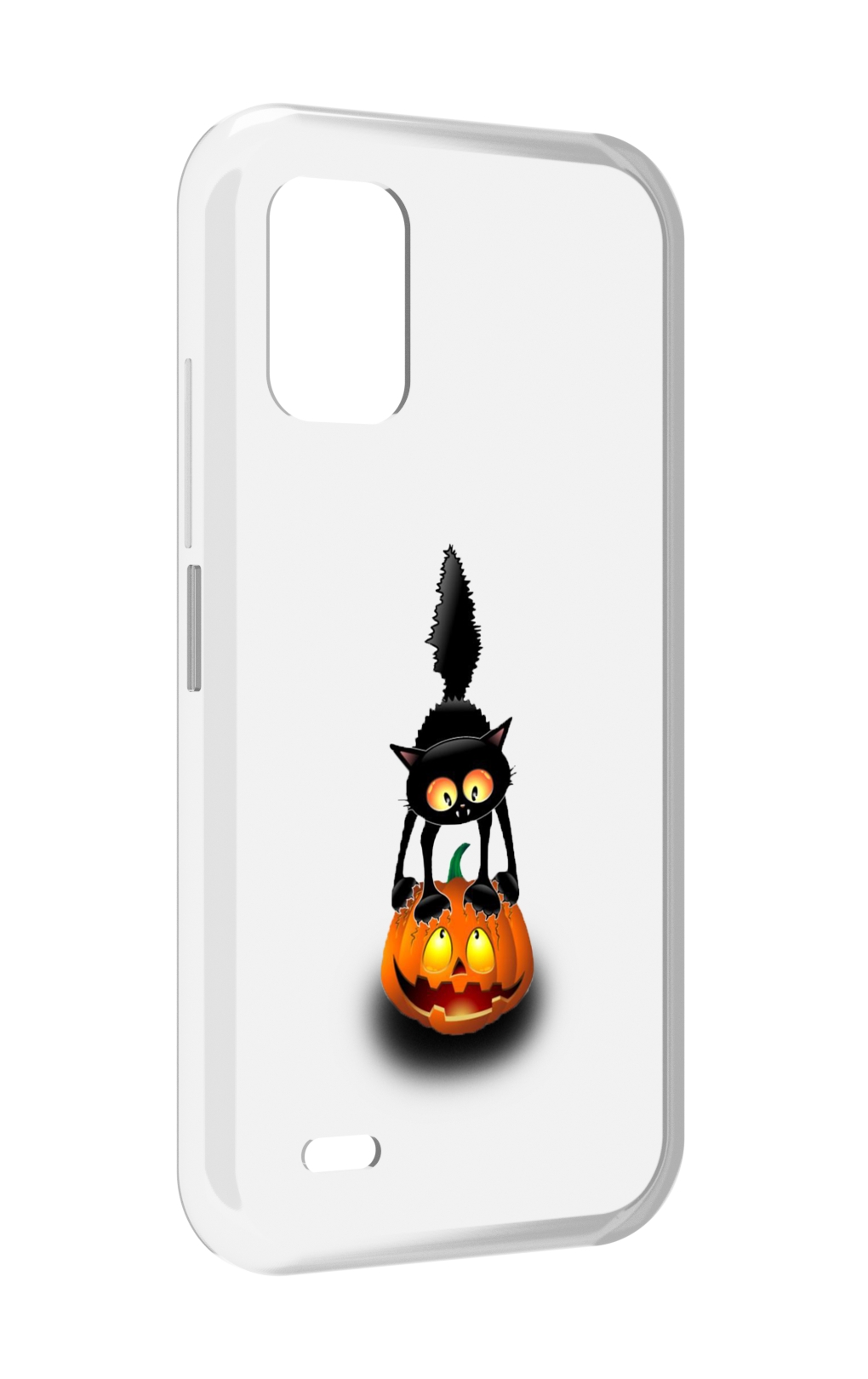 

Чехол MyPads Котик с тыквой для UMIDIGI Bison GT2 / GT2 Pro, Прозрачный, Tocco