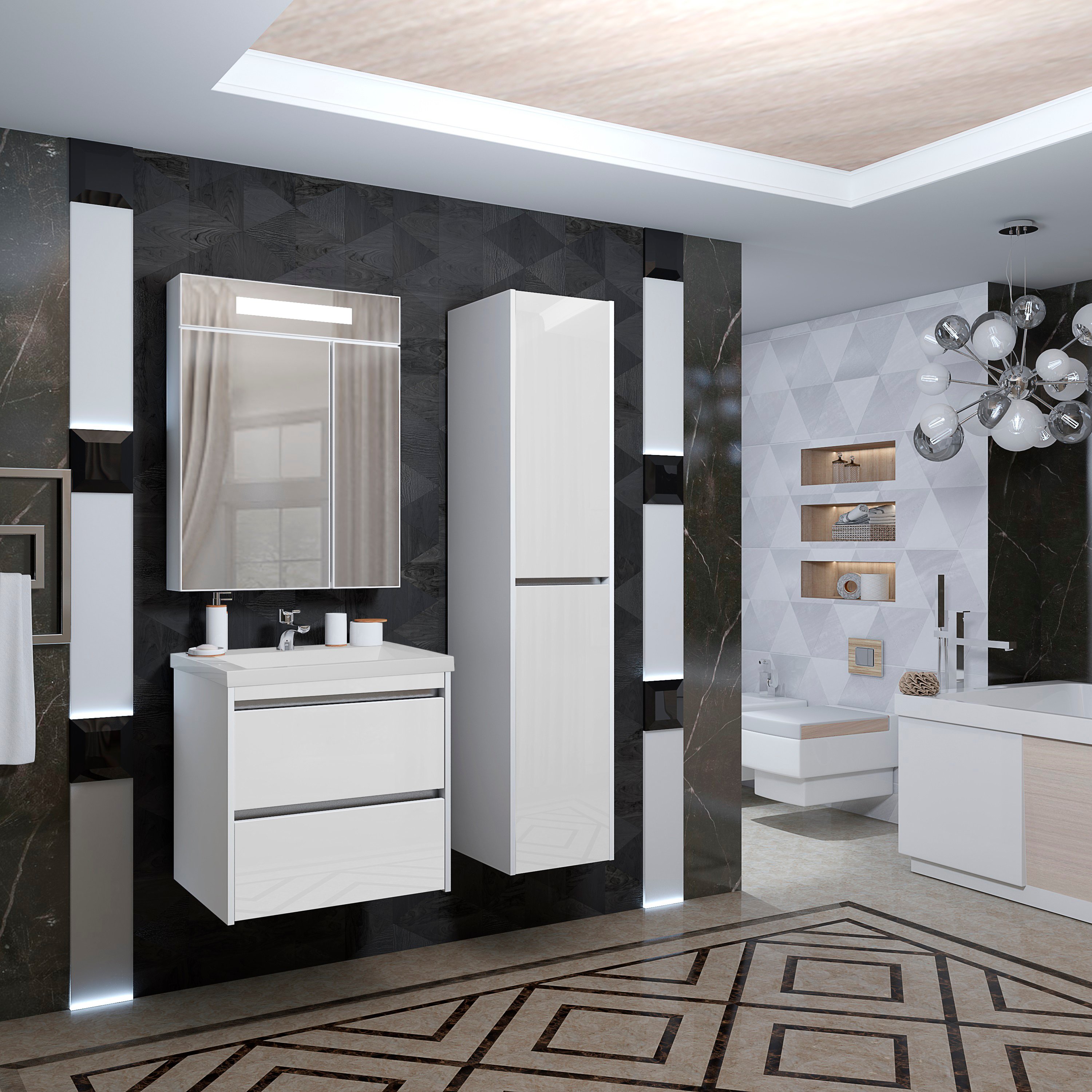 

Opadiris Мебель для ванной Opadiris Фреш 60 белая