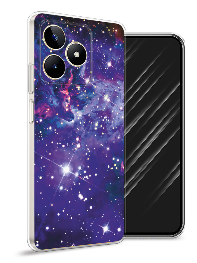 

Чехол Awog на Realme C53/C51/Note 50 "Яркая галактика", Фиолетовый, 2515250-1