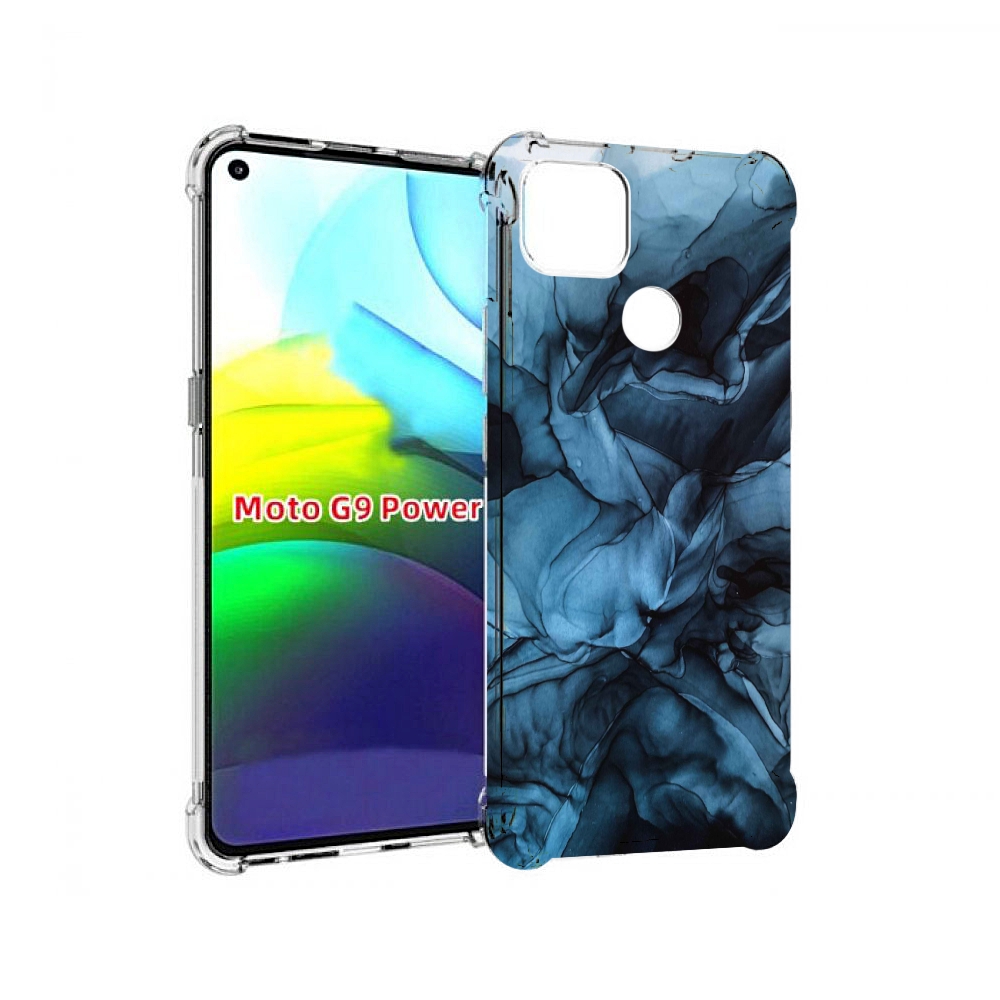 

Чехол MyPads голубой дымок для Motorola Moto G9 Power, Прозрачный, Tocco