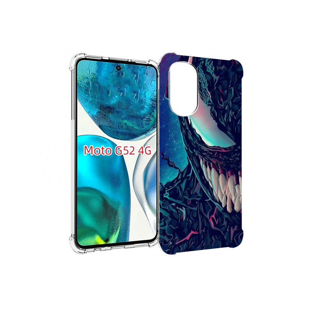 

Чехол MyPads полу веном для Motorola Moto G82 / Moto G52, Прозрачный, Tocco