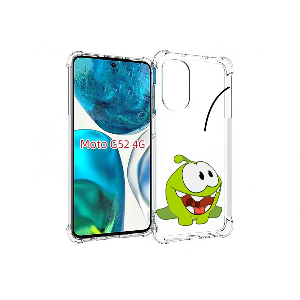 

Чехол MyPads попрыгунчик для Motorola Moto G82 / Moto G52, Прозрачный, Tocco