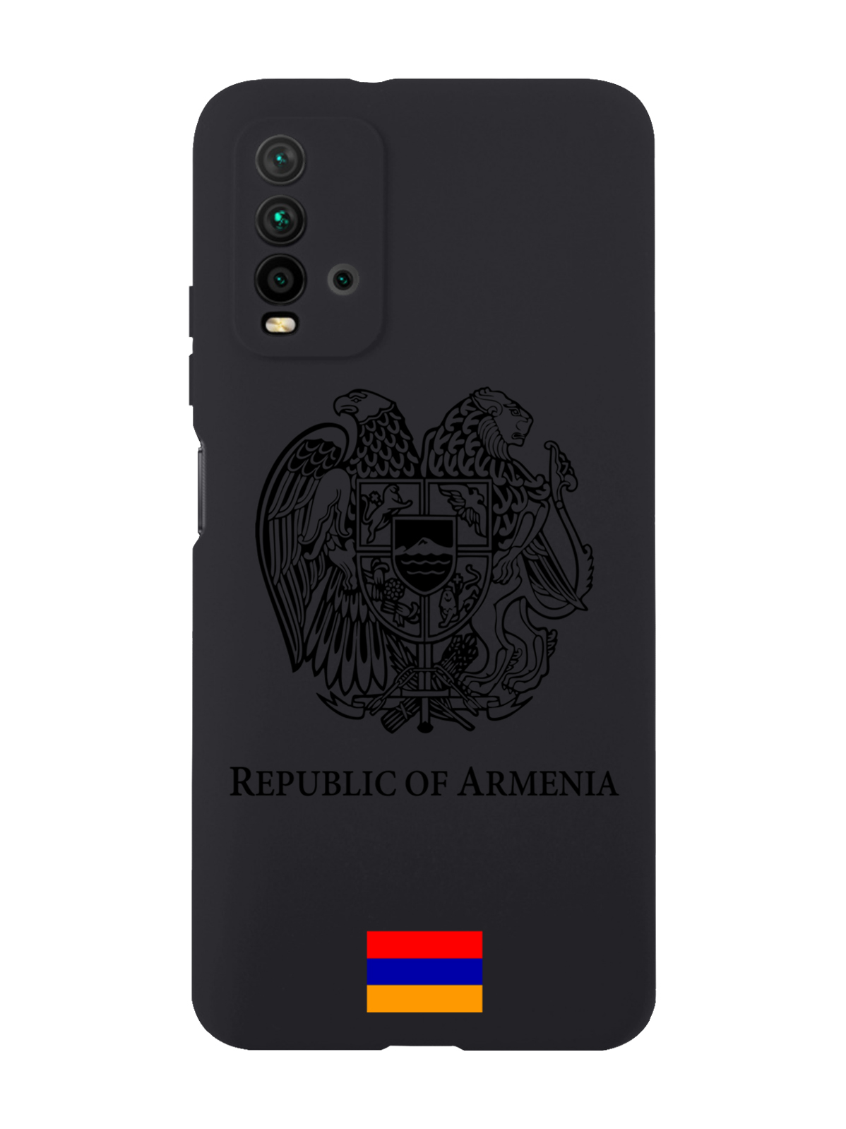 

Чехол SignumCase для Xiaomi Redmi 9T Черный лаковый Герб Армении черный