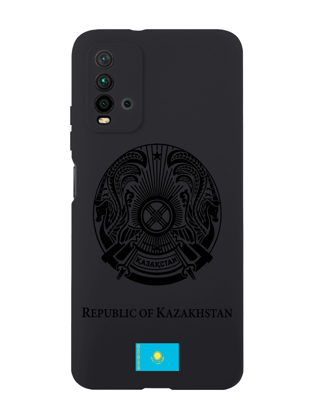 

Чехол SignumCase для Xiaomi Redmi 9T Черный лаковый Герб Казахстана черный