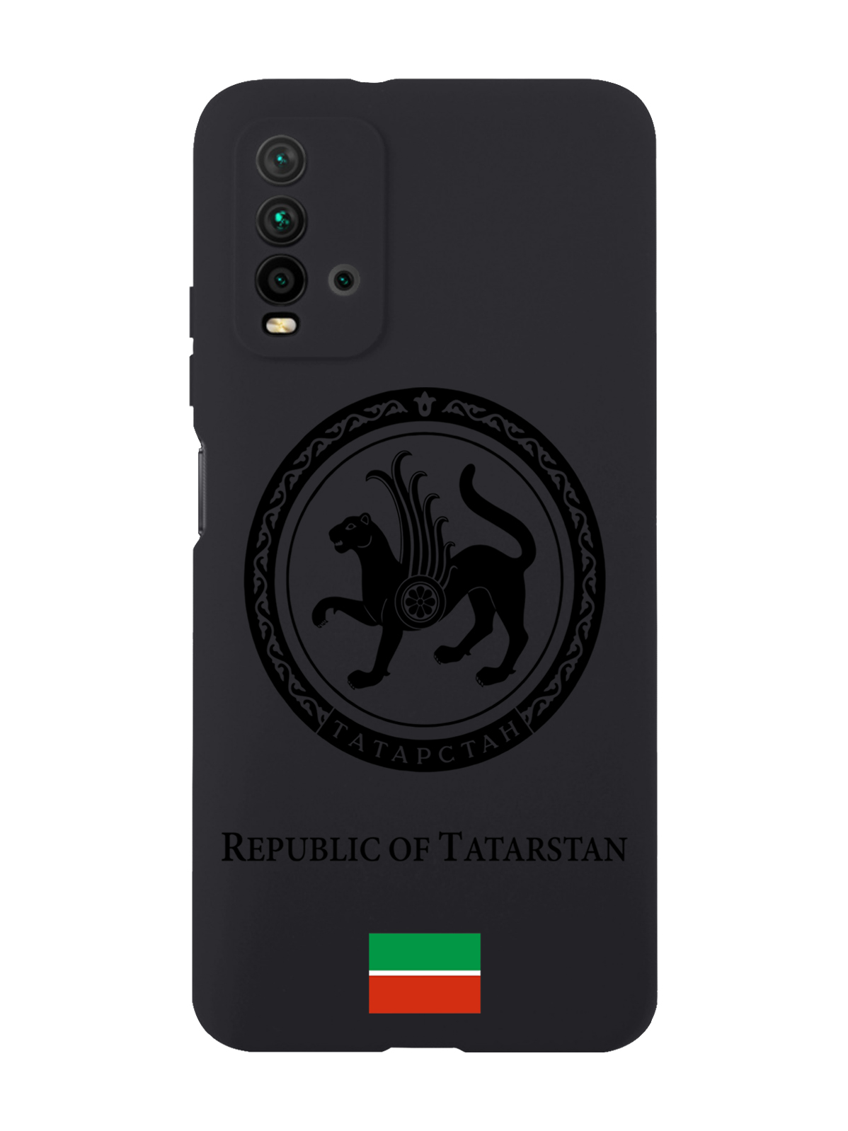 

Чехол SignumCase для Xiaomi Redmi 9T Черный лаковый Герб Татарстана черный